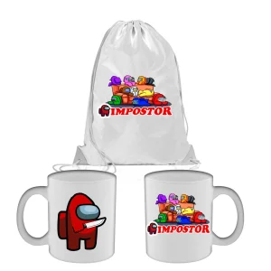 Among Us Sacca e tazza Colazione