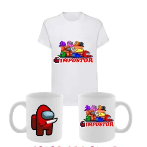 Among Us T Shirt e Tazza colazione