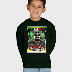 Brainrot Cappuccino Assasino Felpa Pesante Invernale