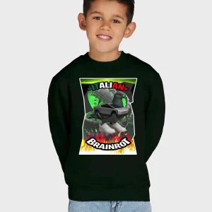 Brainrot Piccione Felpa Pesante Invernale