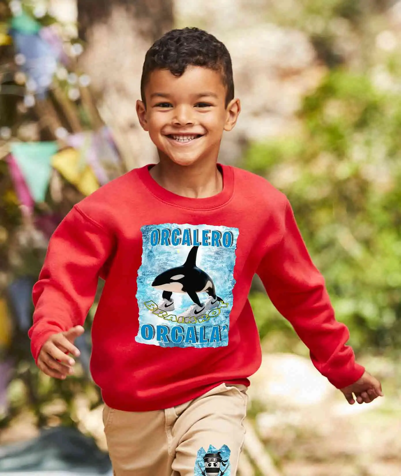 Brainrot Orcalero Felpa Pesante Invernale