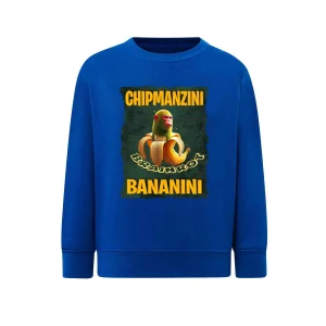 Brainrot Chimpanzini Bananini Felpa Primaverile leggera