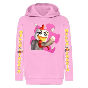 Bellafaccia Youtuber Felpa con cappuccio