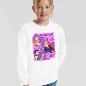 Huntrix K-pop Rumi Mira Zoei Felpa Pesante Invernale