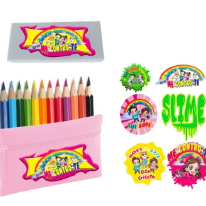 Me Contro Te Bustina Pastelli Gomma Stickers