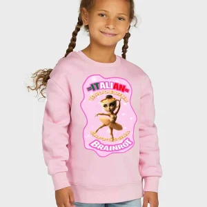 Brainrot Ballerina Cappuccina Felpa Pesante Invernale