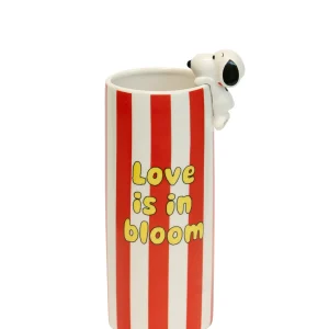 Vaso Snoopy Love in Bloom Rosso