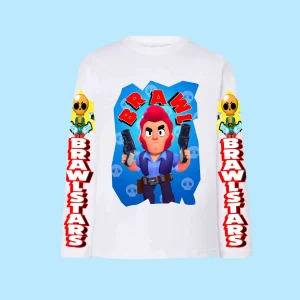 Brawl Colt 2 T shirt Cotone 100% manica lunga 0547