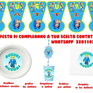 Sbriser and Friends Festa di compleanno Kit allestimento Party