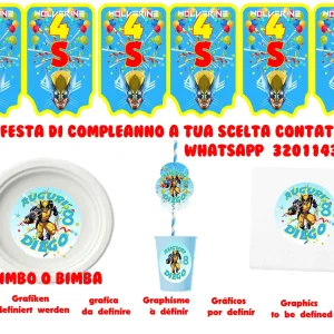 Wolverine and friends kit Festa Compleanno per 8 persone o piu persone