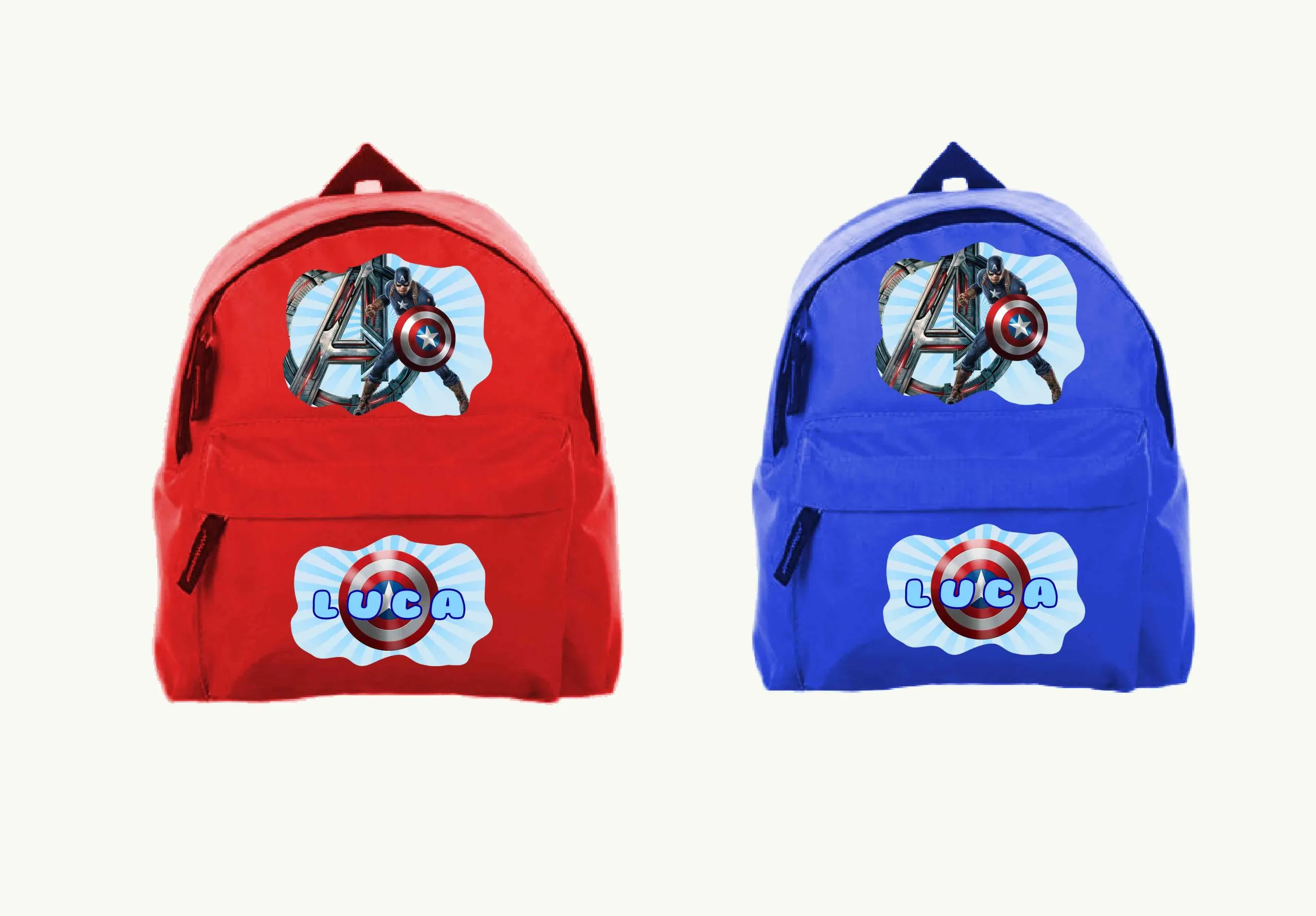 Capitan America Zaino asilo ZAINO SCUOLA MATERNA - immagine 2