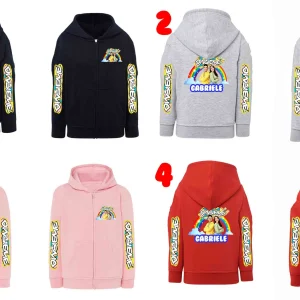 Dinsieme Felpa Zip Con Cappuccio