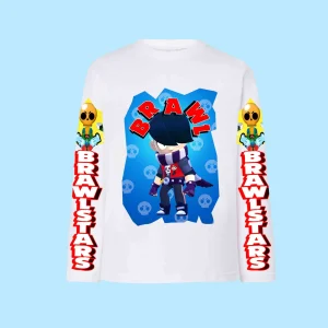 Brawl Edgar T shirt Cotone 100% manica lunga 0553