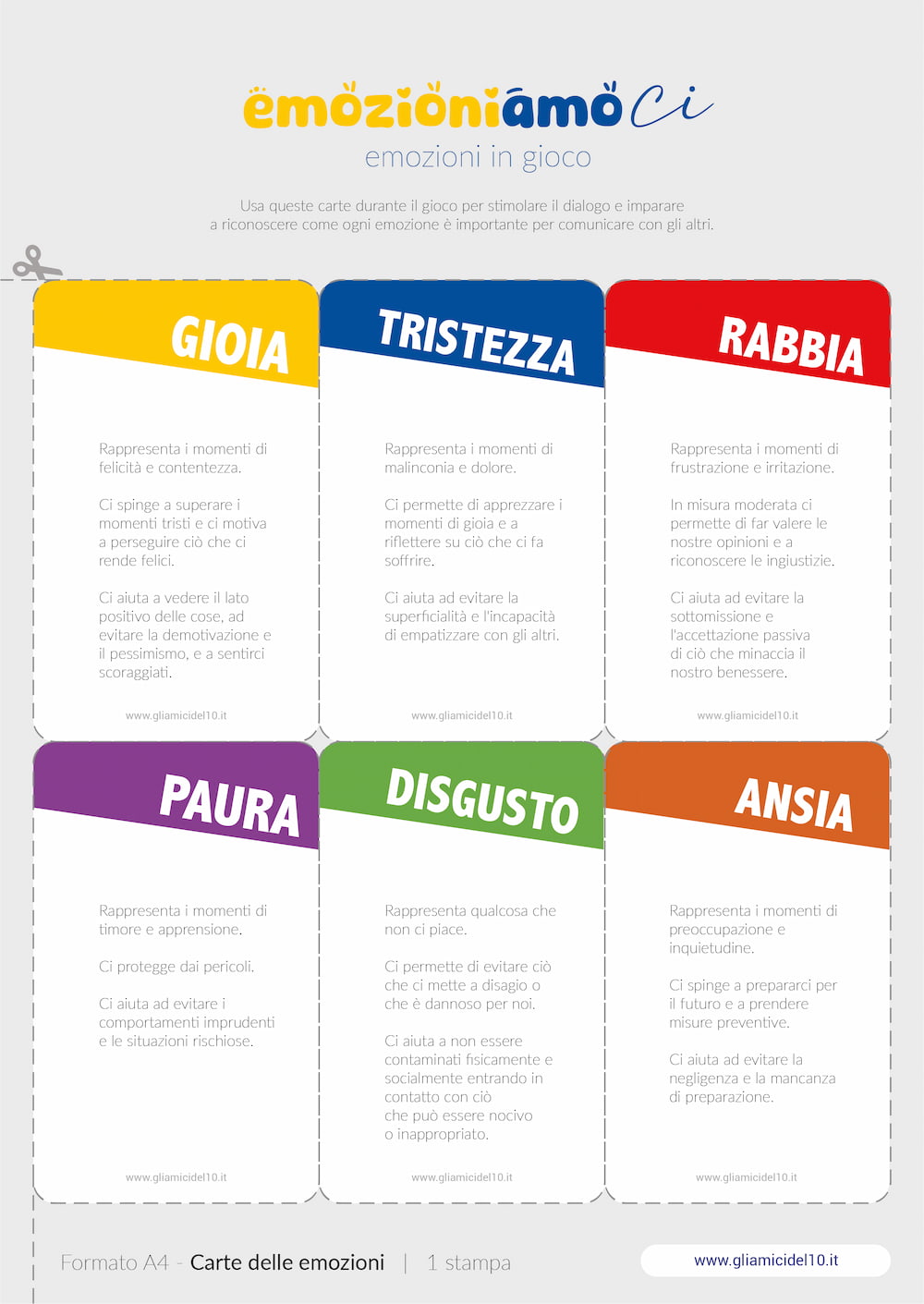 CARTE EMOZIONIAMOCI: ed. Inside Out 2 - immagine 5