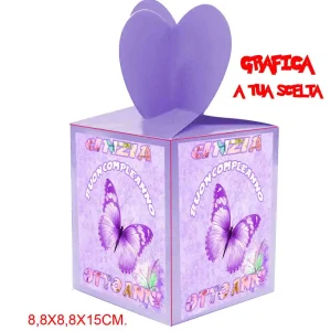 Scatola Farfalle Butterfly da party per Regalini Festa Compleanno, Bomboniere