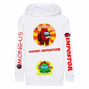 AMONG US IMPOSTORE Felpa internet videogame Maglietta Game TWITCH