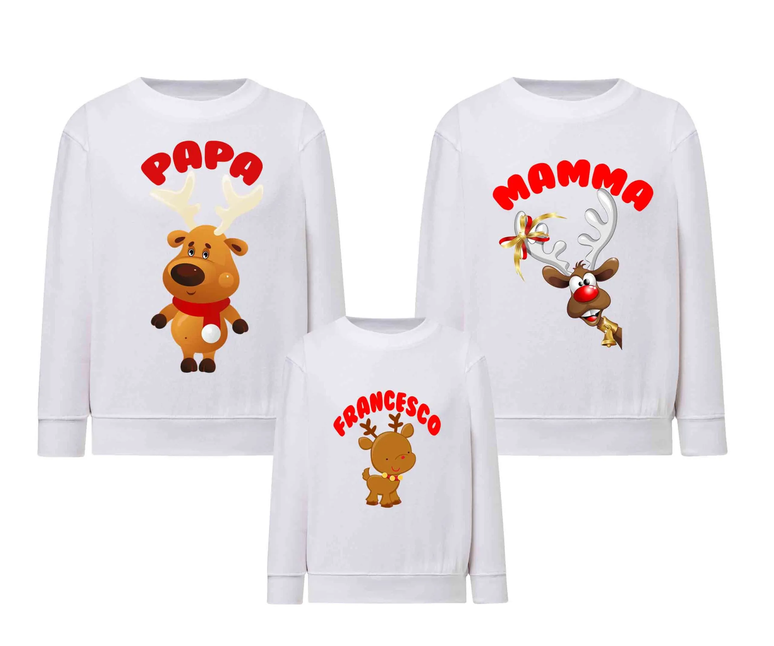 Tris Famiglia Natale Felpe - immagine 4
