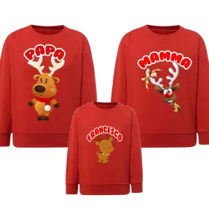 Tris Famiglia Natale Felpe