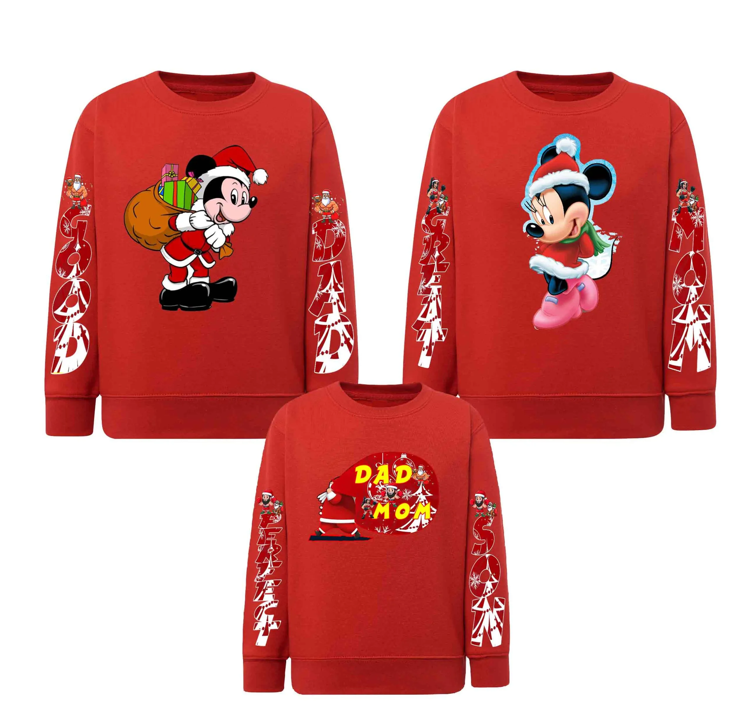 Tris Famiglia Natale Felpe - immagine 2