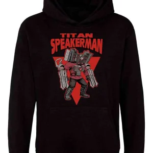 Titan Speakerman Illustration Youth Felpa con cappuccio