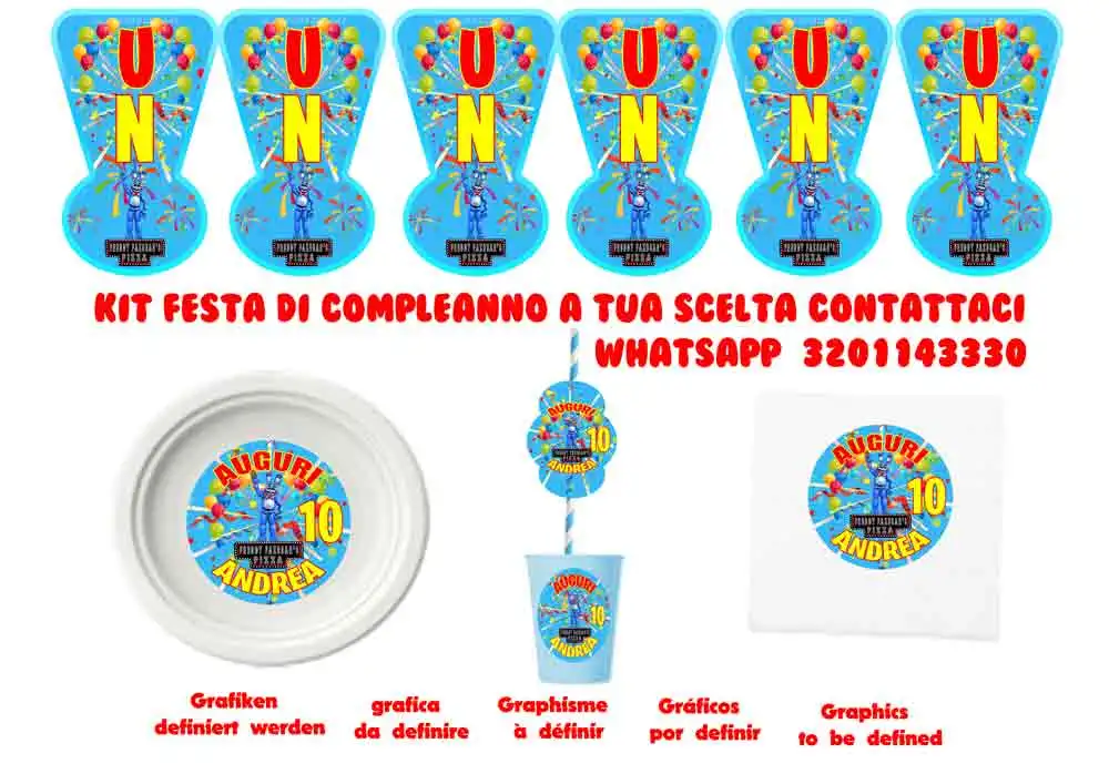 Animatronic FNF and friends kit Festa Compleanno - immagine 2