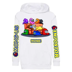 Among-us Felpa Hoody con cappuccio