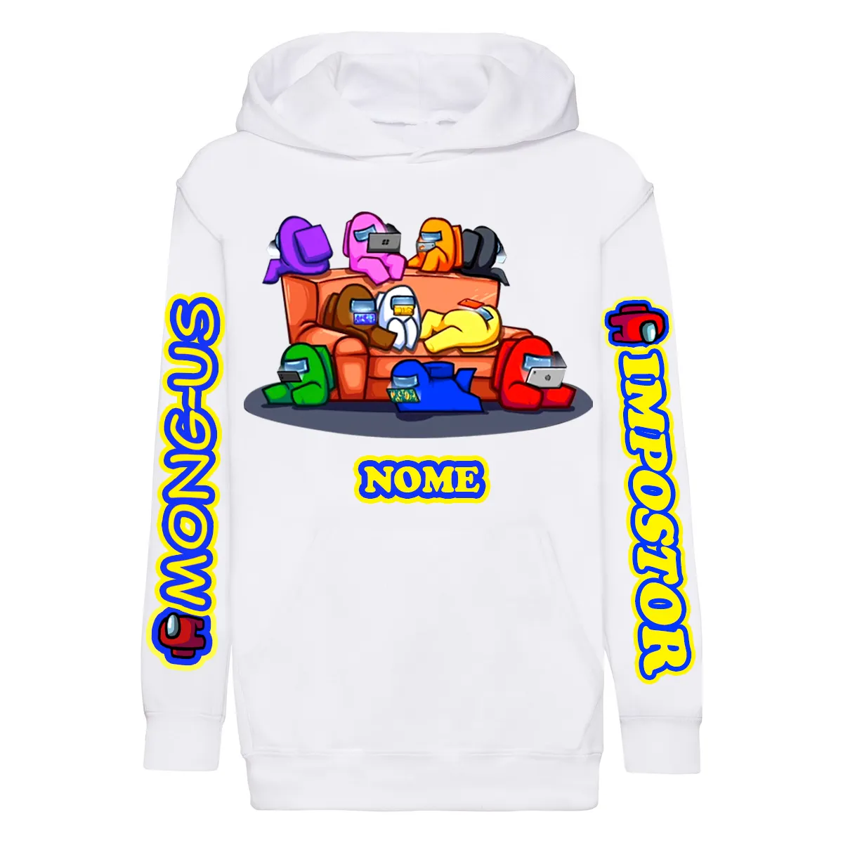 Among-us Felpa Hoody con cappuccio - immagine 3