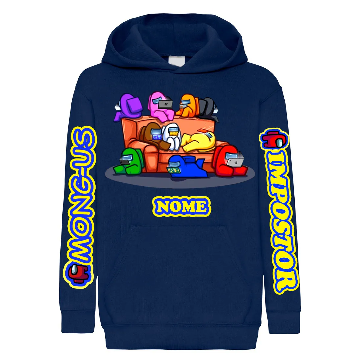 Among-us Felpa Hoody con cappuccio - immagine 5