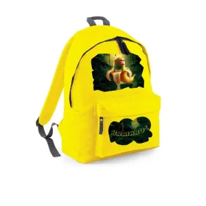 Brainrot Bananini Zaino Scuola dimensioni: 45 x 35 x 23 cm. senza tasche laterali Giallo