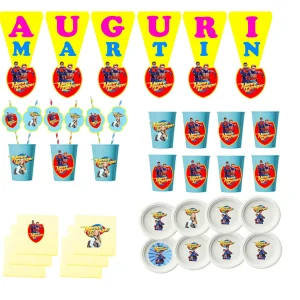 Henry Danger Festa Compleanno Martina kit per 8 persone o piu persone