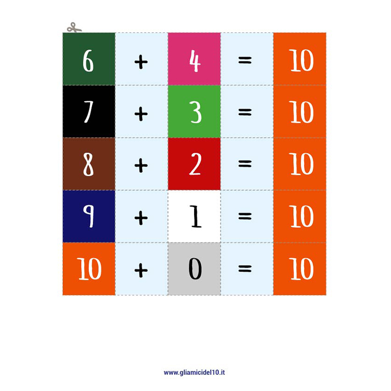 SCARICA E STAMPA I NUMERI: Amici del 10 - immagine 4