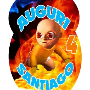 Baby yellow and friends Sagoma in Cartoncino 45/50 cm circa con base