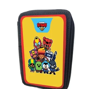 Astuccio scuola 3 zip Brawl Scuola portacolori 3 zip VUOTO!!!!!