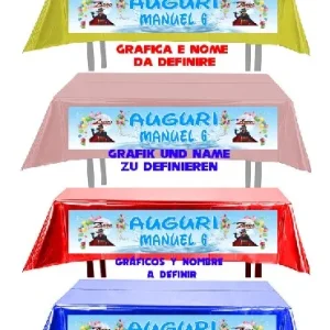 Zorro and friends Tovaglia Compleanno