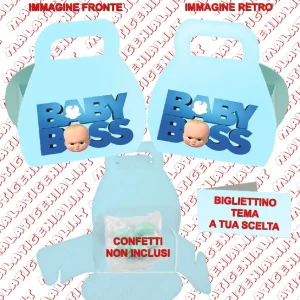 Scatola Portaconfetti Prima Comunione Personalizzata