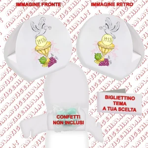 Scatola Portaconfetti Prima Comunione Personalizzata