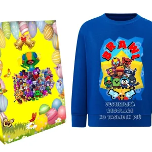 Brawl star shower Pasqualone Felpa Primaverile SPEDIZIONE GRATUITA FINO AL 16 Marzo 2025