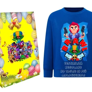 Brawl star shower Pasqualone Felpa Primaverile SPEDIZIONE GRATUITA FINO AL 16 Marzo 2025