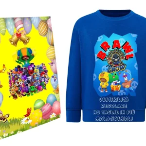 Brawl star shower Pasqualone Felpa Primaverile SPEDIZIONE GRATUITA FINO AL 16 Marzo 2025