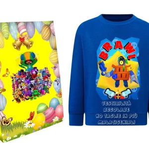 Brawl star shower Pasqualone Felpa Primaverile SPEDIZIONE GRATUITA FINO AL 16 Marzo 2025