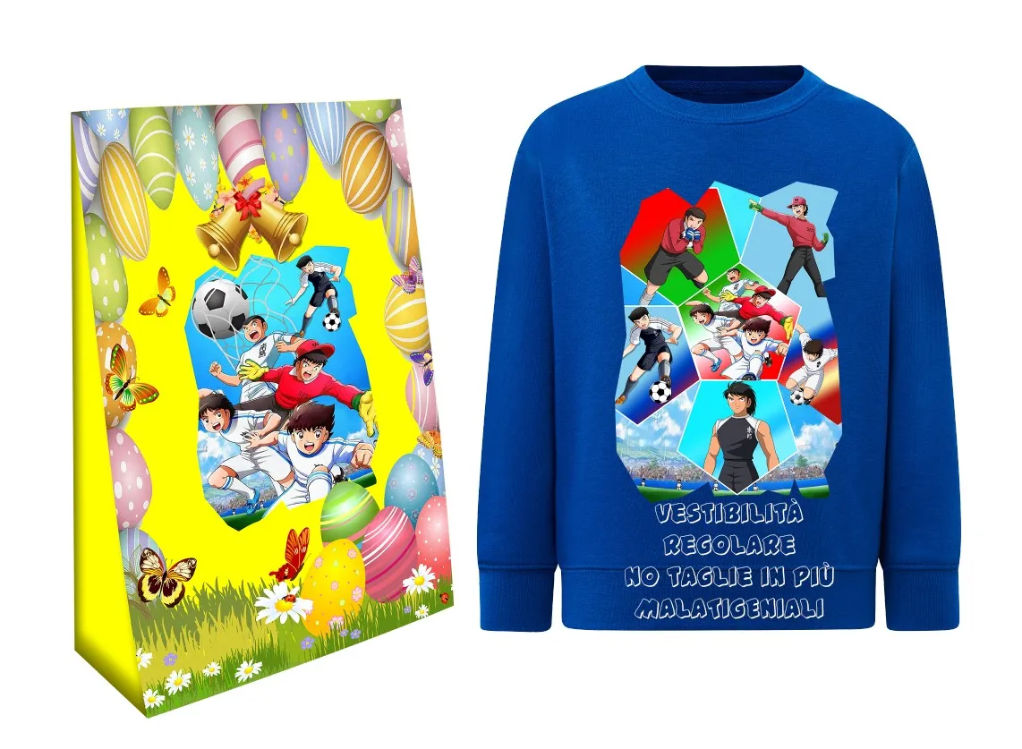 Tsubasa soccer Game Pasqualone Felpa Primaverile SPEDIZIONE GRATUITA FINO AL 16 Marzo 2025 - immagine 2