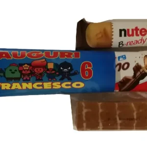 Brawl and friends – Sacchetti per merendine,carta rettangolari con chiusura, per B-Ready, Kinder Bueno, Kinder Colazione