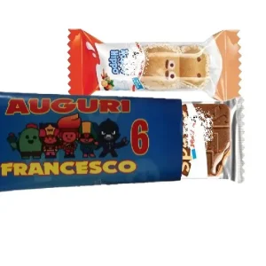 Brawl and friends – Sacchetti per merendine,carta rettangolari con chiusura, per K Cards,Happy ippo