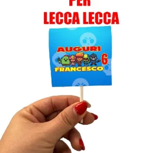 Brawl and friends – Etichette per lecca lecca SOLO ETICHETTA !!!