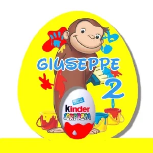 George Porta Ovetto Kinder Segnaposto bambini. Party kit Idea regalo per Bambini.