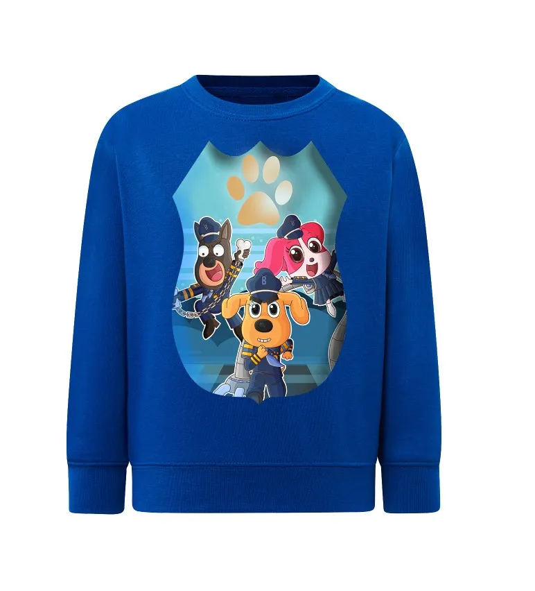 Sheriff Dog and friends Felpa senza cappuccio