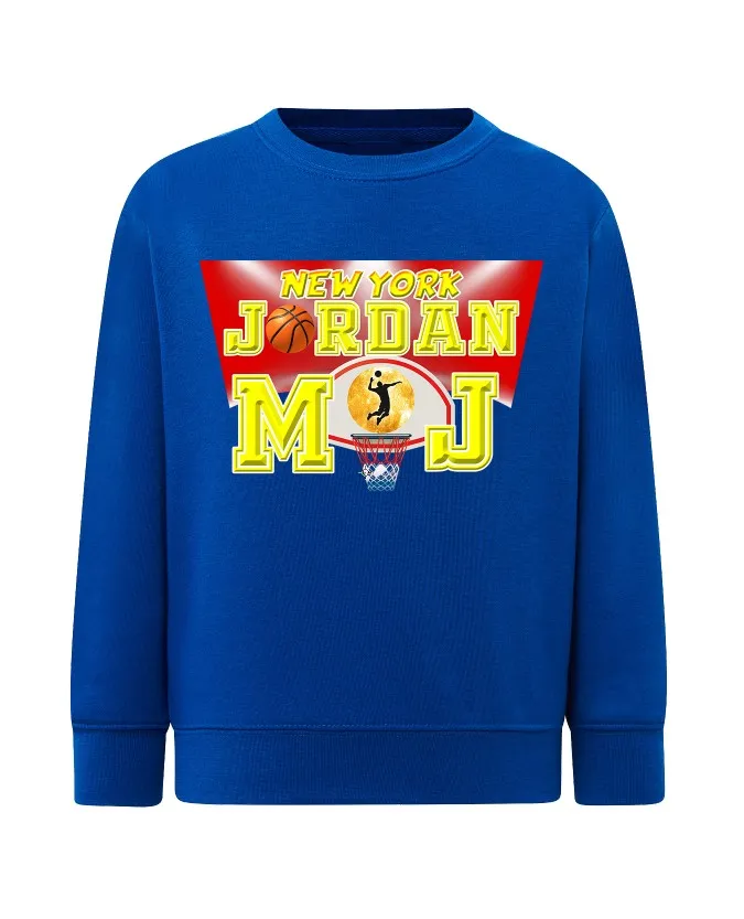 M Jordan Basketball and friends Felpa senza cappuccio - immagine 2