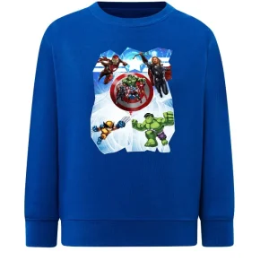 Avengers and friends Felpa senza cappuccio