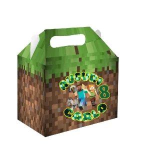 Minecraft Scatola da party per Regalini Festa