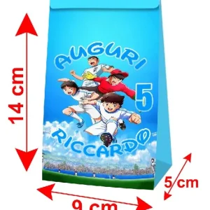 Capitan Tsubasa and friends Shopper sacchetti per regalini